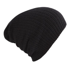 Load image into Gallery viewer, High Quality Solid Cute Winter Hats Multicolors 28*18cm Knitted Hat Girls Autumn Female Baggy Cap