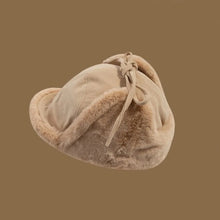 Load image into Gallery viewer, Trendy Faux Fur Winter Hat Thick Warm Earflaps Hat Lamb Wool Russian Hat Winter Season for Men and Women