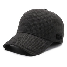 Load image into Gallery viewer, Men'S Winter Warm Hat Polyester Fleece Lining Sports Style Breathable Unisex Solid Color Dry Clean Only No Stretch Ear Flap Cap