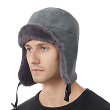 Load image into Gallery viewer, Outdoors Warm Bomber Hat Thick Ushanka Fur Hat Ear Protection Casual Earflap Bonnet Riding