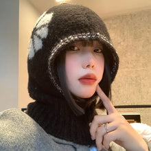 Load image into Gallery viewer, Cold proof Knitted Balaclavas Ear Protection Windproof Headgear Masked Cap Neck Warmer Beanie Hat Warm Neck Protection