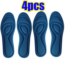 Load image into Gallery viewer, Insole 4pcs Memory Foam Orthopedic s for s Men Women Nano Antibacterial Deodorization Sweat Absorption Running Cushion shoe pads