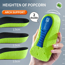 Load image into Gallery viewer, Insole Memory Foam Height Increase s for Men Women s Flat Feet Arch Support Orthopedic s Sneakers Heel Lift Care shoe pads