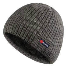 Load image into Gallery viewer, Autumn and winter thick wool blended knitted men's and women's hats are suitable for windproof and warm outdoor wear in winter
