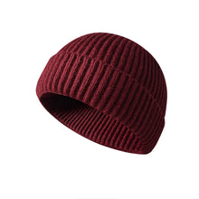 Load image into Gallery viewer, Winter Knittted Cap Solid Color Hip Hop Cap Unisex Skullies & Beanies