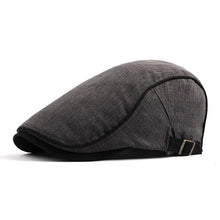Load image into Gallery viewer, Men's Women's Beret Herringbone Flat Ivy Newsboy Hat Wool Blend Gatsby Cabbie Adjustable Cap
