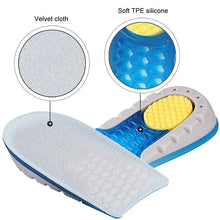 Load image into Gallery viewer, Insole High Quality TPE Heightened Height Increase Half s Pad Men Women Silicone Gel Invisible Growing Heel 1-3cm Lift Soles shoe pads