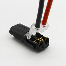 Load image into Gallery viewer, 10pcs 12v Wire Cable Plug Connector Solderless Press Terminal Connection Clamp Block E Electrical Connector Plug Quick Connect