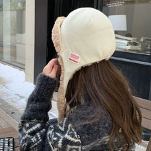 Load image into Gallery viewer, Fashion Thickened Ear Protection Hat Cold Proof Windproof Fleece Cap Thermal Comfortable Warm Hat Outdoor Cycling