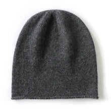 Load image into Gallery viewer, Winter Unisex 35% Cashmere Hats Outdoor Casual Keep Warm Solid Color Cashmere Knitted Beanie Hat Women Men Hedging Caps