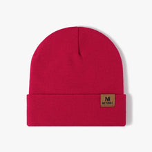 Load image into Gallery viewer, Unisex Autumn Winter Riding Hat Knitted Cuffed Beanie Hats Warm Cycling Cap for Skiing Camping Traveling