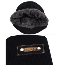 Load image into Gallery viewer, Knitted Hat Men Winter Hats For Men Women Beanie Hat Cap Fur Skullies Beanies шапка мужская Homme Skull Gorro шапка Bonnet Caps