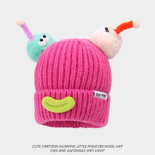 Load image into Gallery viewer, New Funny Knitted Hat Windproof Coldproof Ear Protection Cap Pullover Hat Autumn and Winter