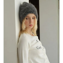 Load image into Gallery viewer, Fashion Winter Warm Alpaca Wool Beanies Cold-proof Snowproof Fluffy Knitted Hat Thicken Bonnet Women Accessories