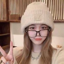 Load image into Gallery viewer, Winter Warm Knitted Beanies Windproof Solid Color Knitted Cap Unisex Ear Warmer Cap Men
