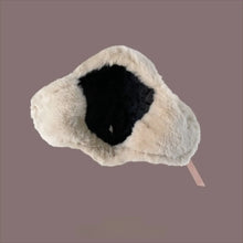 Load image into Gallery viewer, Fashion PU Ear Protection Hat Furry Fleece Lined Leather Rocket Cap Windproof Warm Cycling Hat Winter Season Outdoor Wear