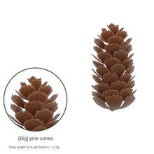 Load image into Gallery viewer, 10PCs Artificial Christmas Pine Cones DIY Decoration Accessories Atmosphere Festival Pendant Accessories