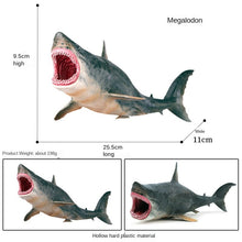 Load image into Gallery viewer, A Variety of Marine Life Models Great White Shark Megalodon Whale Shark Tiger Shark Blue Whale Children Learning Cognitive Ornaments