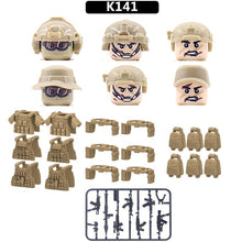 Load image into Gallery viewer, Ghost Commando Special Forces Building Blocks Army Soldier Figures Military Weapon Gun Vest Bricks Accessories Children's Toy