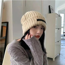 Load image into Gallery viewer, Fashion Winter Warm Hats for Women Casual Stacking Knitted Bonnet Caps Men Hats Solid Color Hip Hop Unisex Female Beanies