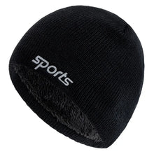 Load image into Gallery viewer, New Unisex Sports Jacquard Winter Hats Fashion Knitted Hats For Men Women Beanie Cap Outdoor Plush Fur Lined Warm Sports Hats