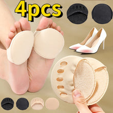 Load image into Gallery viewer, 4/6/8Pcs Five Toes Forefoot Pads for Women High Heels Half Insoles Foot Pain Care Absorbs Shock Socks Toe Pad Massaging Toe Pad