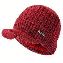 Load image into Gallery viewer, New Style Unisex Winter Hat Plush Fleece Lined Warm Winter Cap Stylish Soft Beanie Hat For Men Women Outdoor Knitted Hat