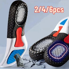 Load image into Gallery viewer, 6Pcs Orthopedic Insoles for Feet Arch Support Plantar Fasciitis Orthopedic Insole Silicone Shock Absorbing Soft Running Cushion