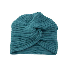 Load image into Gallery viewer, Fashion Accessories Twist Knitted Turban Hat Cross Wrap Head Warm Wool Turban Cap Bonnet Design Women's Headwear Girls