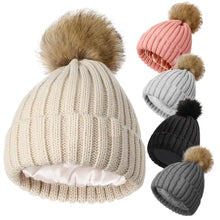 Load image into Gallery viewer, Fashion Soft Winter Beanie Hat Keep Warm Solid Color Warm Knit Hats Casual Knit Wool Beanie Cap Winter