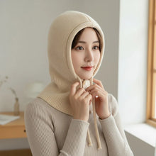 Load image into Gallery viewer, Fashion Windproof Knitted Hat Thermal Insulation Neck Protection Beanie Cap Pullover Hats Winter