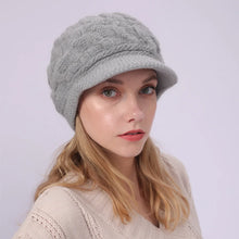 Load image into Gallery viewer, Fried Dough Twists Knit Hat Plush Thickened Warm Wool Hat Suitable for outdoor wind protection in autumn and winter
