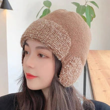 Load image into Gallery viewer, New Windproof Knitted Hat Coldproof Warm Pullover Cap Crochet Cap Unisex