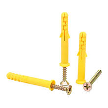 Load image into Gallery viewer, 40/50pcs Self-Tapping Screws Kit Stainless Steel Expansion Screws Cross Tips Wall Anchors And Screws For Drywall M6x40 M6×30