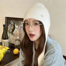 Load image into Gallery viewer, Fashion Woolen Crochet Keep Warm Knitted Hat Solid Color Windproof Beanies Cap Soft Coldproof Pullover Cap For Women Girls
