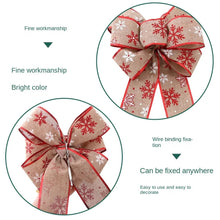 Load image into Gallery viewer, 2pcs/set Bow Christmas Tree Decorations Pendant Holiday Gift Packaging Decoration