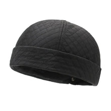 Load image into Gallery viewer, Fashion Winter Warm Bucket Hat Fleece-lined Thick Beanie Cap Solid Color Brimless Melon Skin Tide Hats
