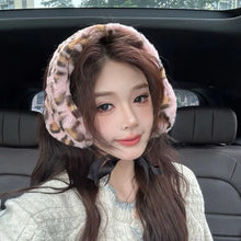 Load image into Gallery viewer, New Leopard Headbands Winter Solid Color Ear Warmer Adjustable Coldproof Beanies Cap Women Headwear