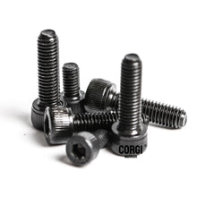 Load image into Gallery viewer, Black Steel Socket Head Hex Round Cap Screws Set M2 M3 M4 M5 M6 Grade 12.9 DIN912 Allen Bolts Nuts Assortment Kit Tool Box
