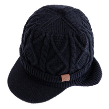 Load image into Gallery viewer, New Unisex Winter Hat Plush Fur Lined Warm Earflap Cap Stylish Soft Beanie Hat Outdoor Thick Ski Sports Knitted Hat