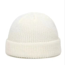 Load image into Gallery viewer, Casual Korean Style Knitted Hats Flanged Warm Skullcap Short Melon Cap Autumn and Winter