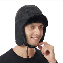 Load image into Gallery viewer, Outdoors Warm Bomber Hat Thick Ushanka Fur Hat Ear Protection Casual Earflap Bonnet Riding