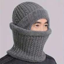 Load image into Gallery viewer, Knitted Hat Winter Elderly Hat for Women Winter Mom Warm Hat for Men Ear Protection Middle-Aged and Elderly