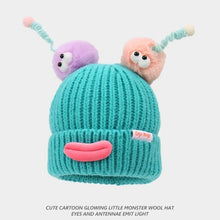 Load image into Gallery viewer, New Funny Knitted Hat Windproof Coldproof Ear Protection Cap Pullover Hat Autumn and Winter
