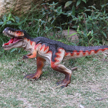 Load image into Gallery viewer, Oenux New 34x8x18cm Jurassic Indominus Rex Action Figures Open Mouth Savage Tyrannosaurus Dinossauro World Animals Model Kid Toy