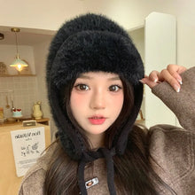 Load image into Gallery viewer, Balaclava Earflaps Ear Protection Hats Warm Cozy Beanies Caps Fleece Knitted Caps Outdoor