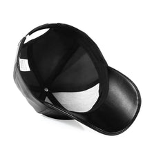 Load image into Gallery viewer, Casual Outdoor Sports Leather Baseball Caps Adjustable Hip Hop Warm Caps Autumn Winter Thermal Hats for Men Women