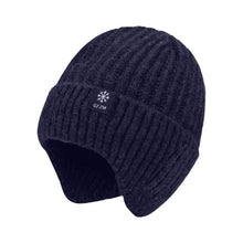 Load image into Gallery viewer, Men's Winter Knitted Warm Hats Soft Stretch Ear Protection Thickened Knitted Wool Cap Beanie Suitable For Cold Weather