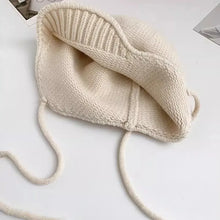 Load image into Gallery viewer, Casual Windproof Knitted Cap Warm Solid Color Beanie Cap Ear Protection Earmuffs Cap Autumn Winter