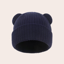Load image into Gallery viewer, Baby Hat Children's Newborn Knitted Hat cute bear earSolid Color Children's Beanies Boys and Girls Hat Winter Preschool Home Hat